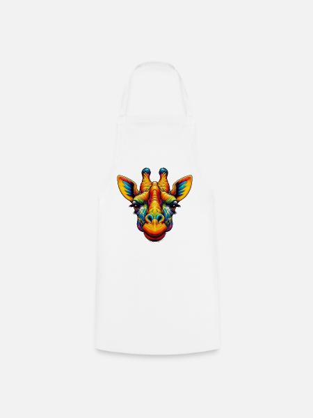 Giraffe - Kochschürze - Weiß
