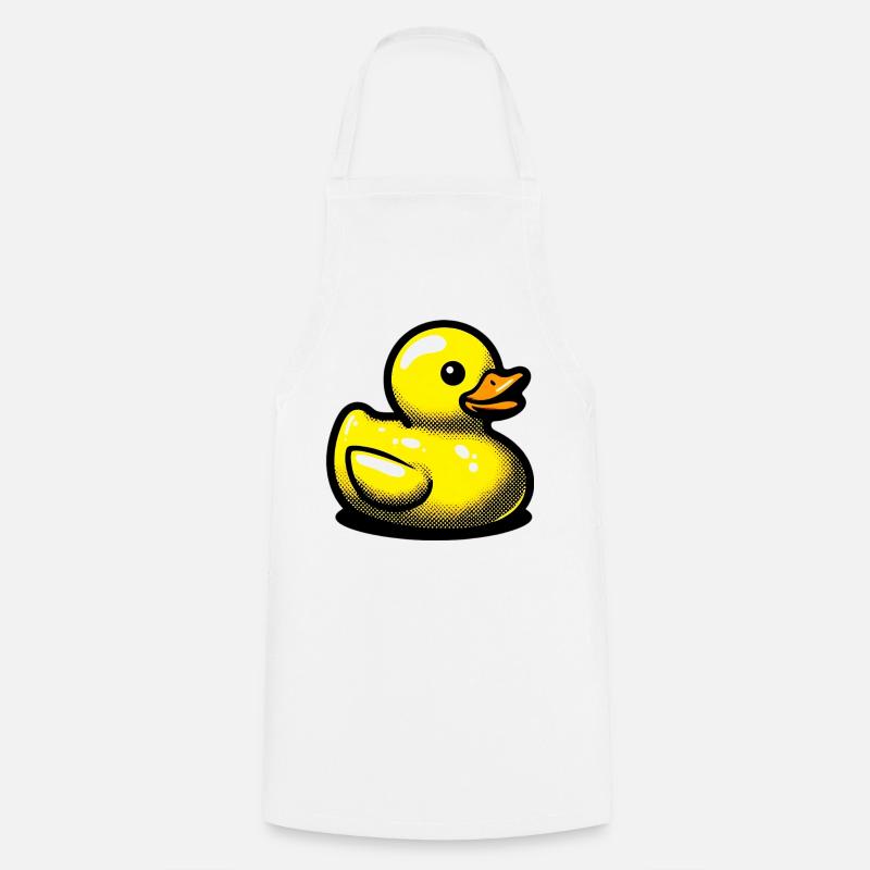 Duckling Duck Duck Duck - Cooking Apron - white