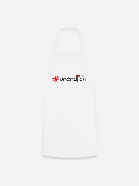 unendlich - Kochschürze - Weiß