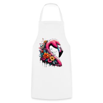 Flamant - Tablier de cuisine - blanc - Devant - AI Model Male 185 dark (185cm)