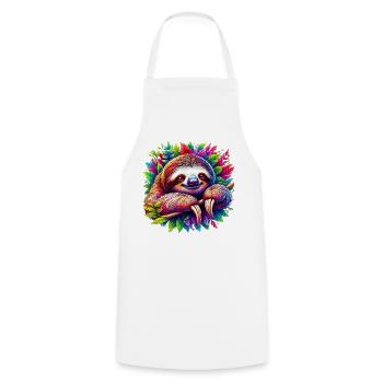 Paresse - Tablier de cuisine - blanc - Devant - AI Model Male 185 dark (185cm)