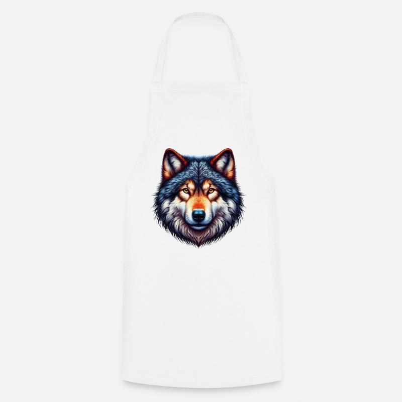 Wolf - Kochschürze - Weiß