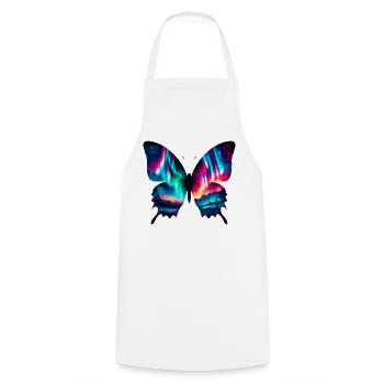 Papillon - Tablier de cuisine - blanc - Devant - AI Model Male 185 dark (185cm)