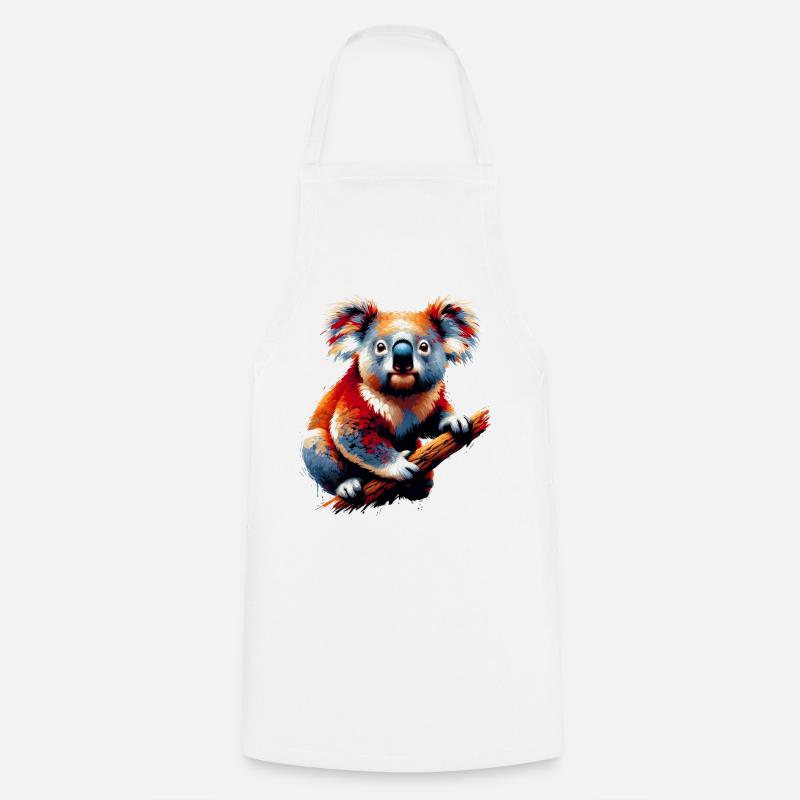 Koala - Kochschürze - Weiß