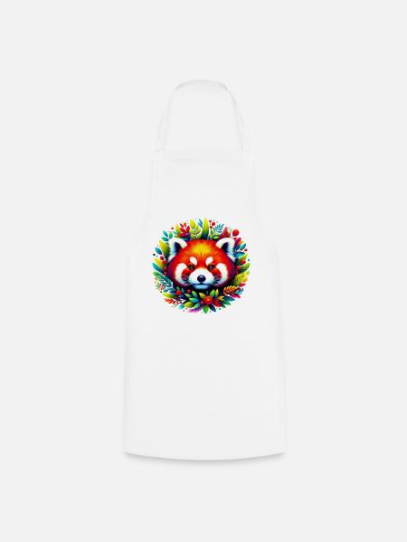 Kleiner Panda - Kochschürze - Weiß