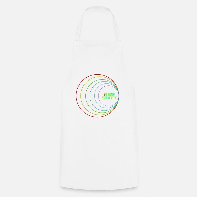 Décalage vers le rouge - Tablier de cuisine - blanc