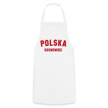 SOSNOWIEC Polska Pologne - Tablier de cuisine - blanc - Devant - AI Model Male 185 dark (185cm)