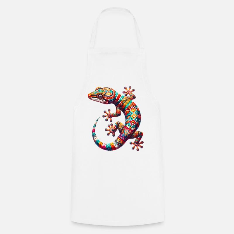 Gecko - Cooking Apron - white