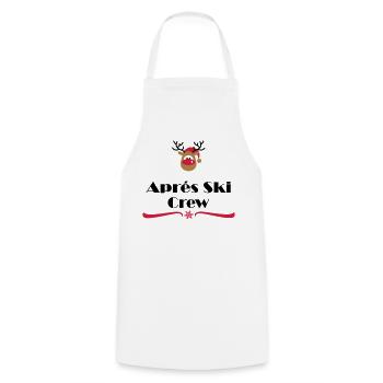 Après-ski - Tablier de cuisine - blanc - Devant - AI Model Male 185 dark (185cm)