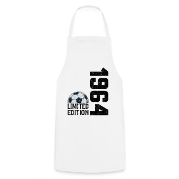 60e Anniversaire 1964 Édition Limitée Football - Tablier de cuisine - blanc - Devant - AI Model Male 185 dark (185cm)