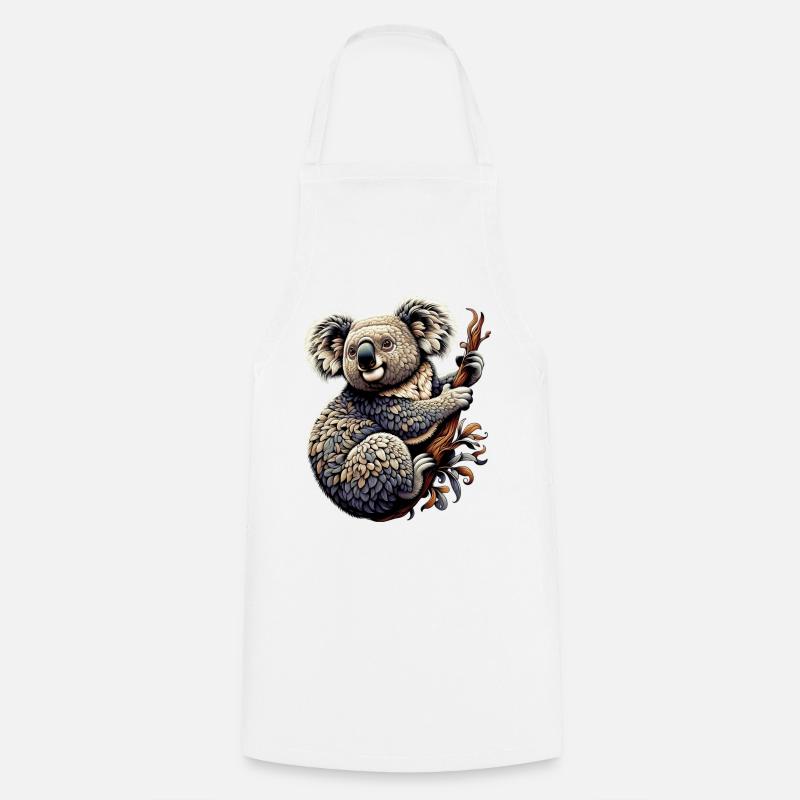 Koala - Kochschürze - Weiß