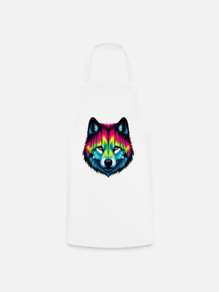 Wolf - Kochschürze - Weiß