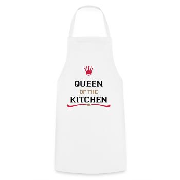 Lustige Sprüche für Frauen - Kochschürze - Weiß - Vorne - AI Model Male 185 dark (185cm)