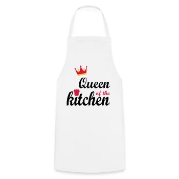 Geschenke für Frauen die gern kochen - Kochschürze - Weiß - Vorne - AI Model Male 185 dark (185cm)