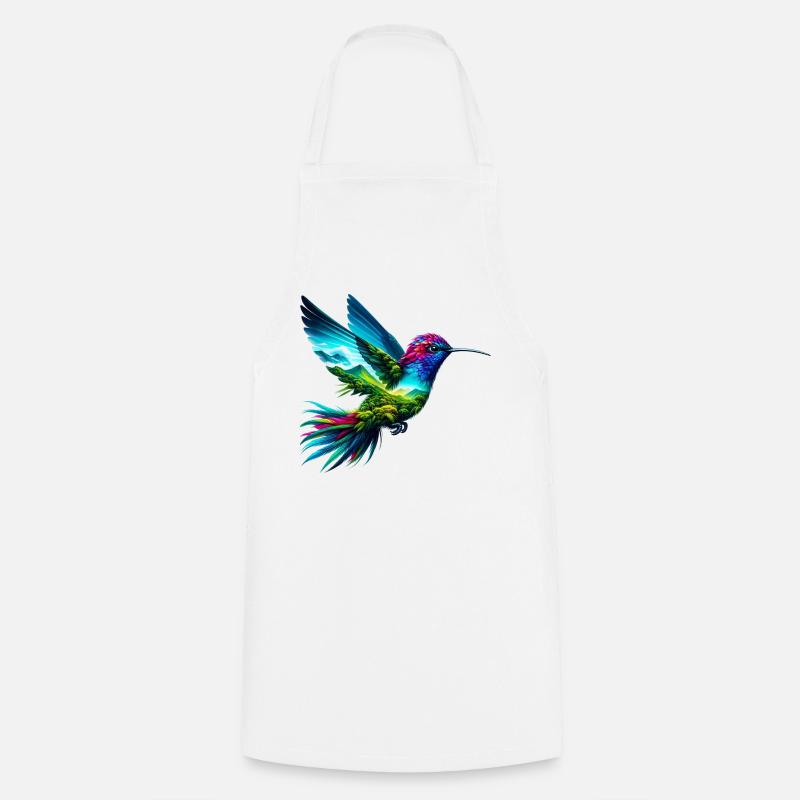Colibri - Tablier de cuisine - blanc
