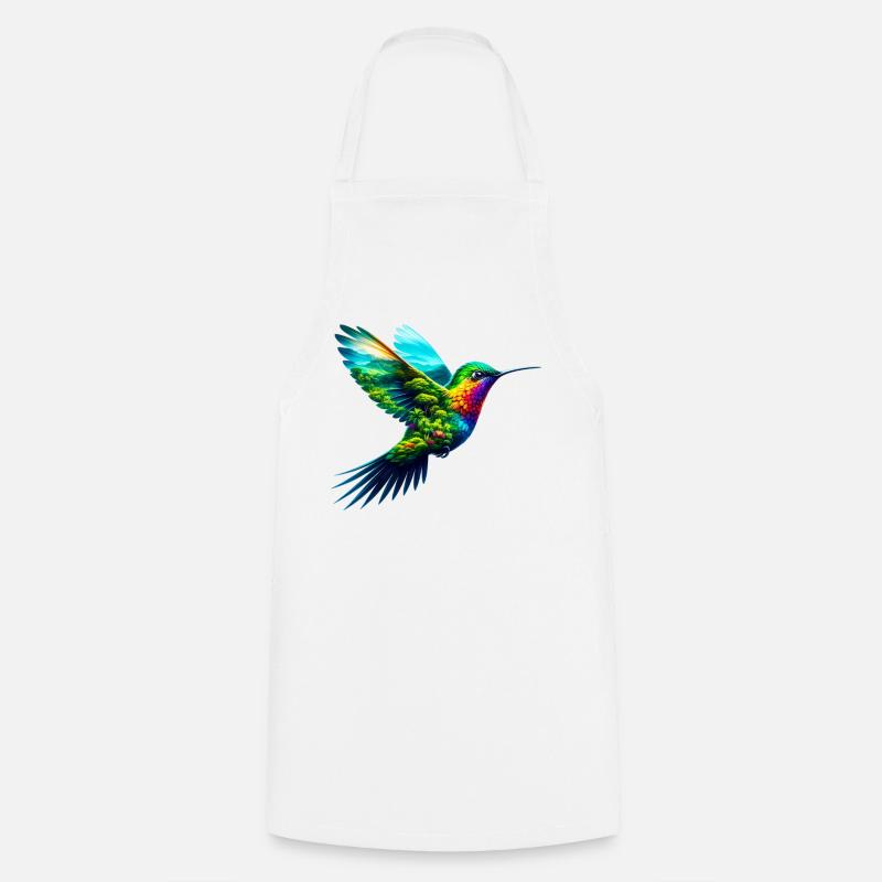 Kolibri - Kochschürze - Weiß