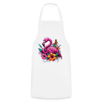 Flamant - Tablier de cuisine - blanc - Devant - AI Model Male 185 dark (185cm)