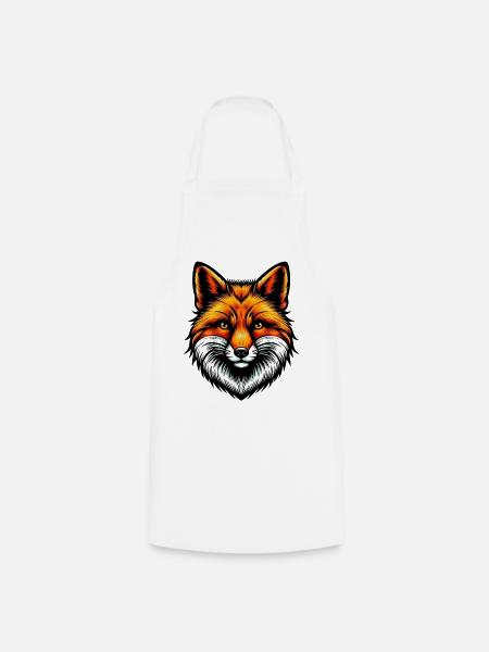 Fuchs - Kochschürze - Weiß