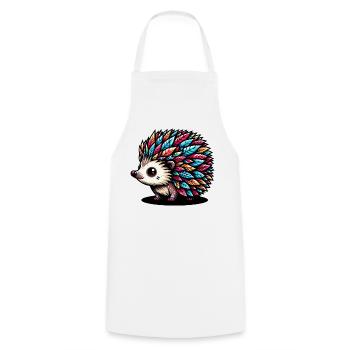 Hérisson - Tablier de cuisine - blanc - Devant - AI Model Male 185 dark (185cm)