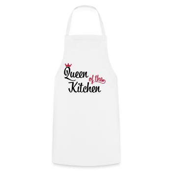 Lustige Weihnachtsgeschenke für Frauen die kochen - Kochschürze - Weiß - Vorne - AI Model Male 185 dark (185cm)
