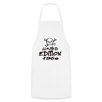 Edition Limitée 1960 Anniversaire 1960 Naissance - Tablier de cuisine - blanc - Devant - AI Model Male 185 dark (185cm)