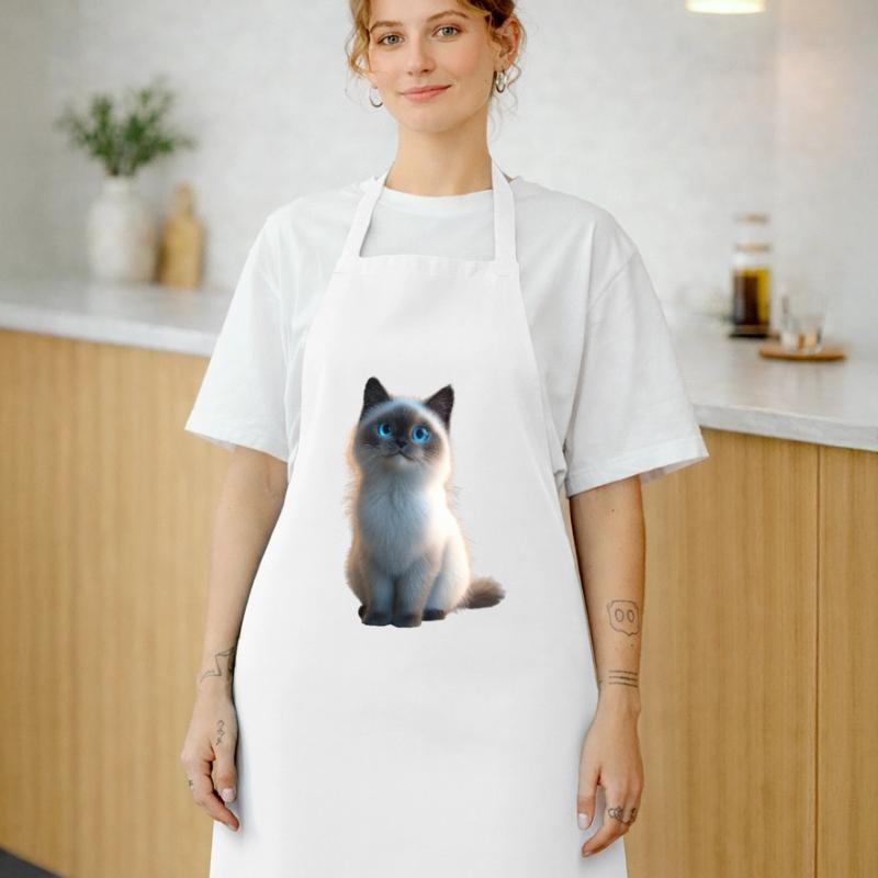 Chat Birman Chat Birman Sacré Chat Birman Mignon Chats Birmans Tablier de cuisine