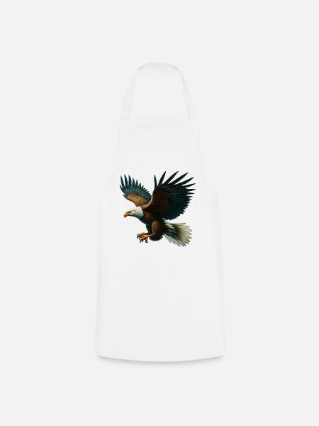 Adler - Kochschürze - Weiß