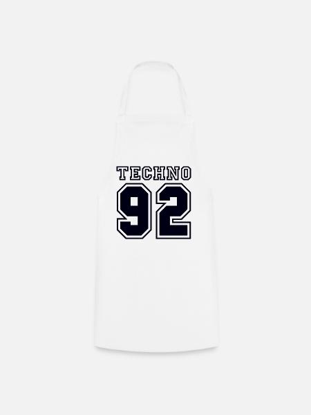 TECHNO 92 - Kochschürze - Weiß