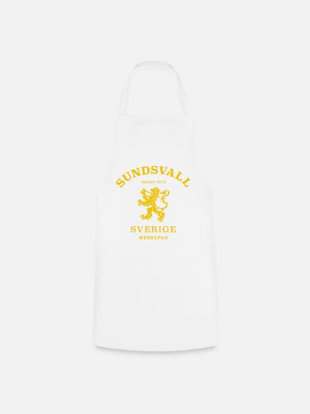 SUNDSVALL Sverige Schweden - Kochschürze - Weiß
