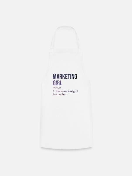 Marketing Marketing Marketing - Kochschürze - Weiß