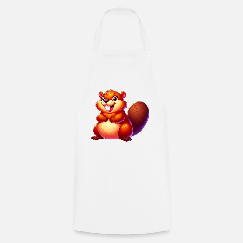 Castor - Tablier de cuisine - blanc