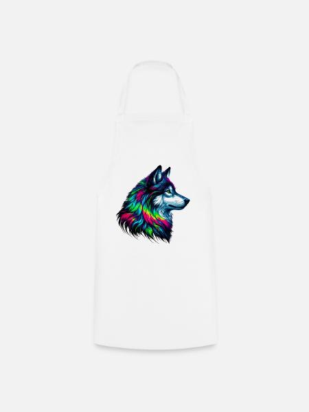 Wolf - Kochschürze - Weiß