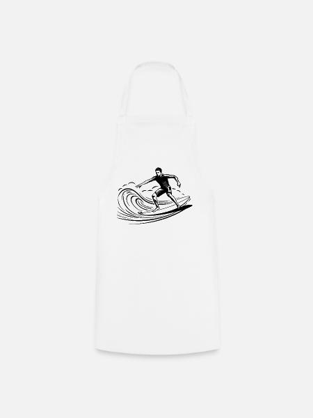 Surfer Junge - Kochschürze - Weiß
