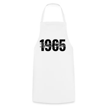 Edition limitée 1965 - Tablier de cuisine - blanc - Devant - AI Model Male 185 dark (185cm)