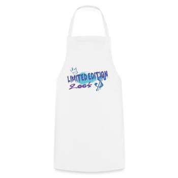 Limited Edition 2004 Birthday Born in 2004 - Cooking Apron - white - Front - AI Model Male 185 dark (185cm)