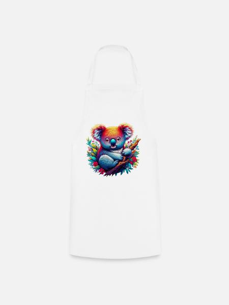 Koala - Kochschürze - Weiß