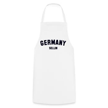 SELLIN Germany - Kochschürze - Weiß - Vorne - AI Model Male 185 dark (185cm)