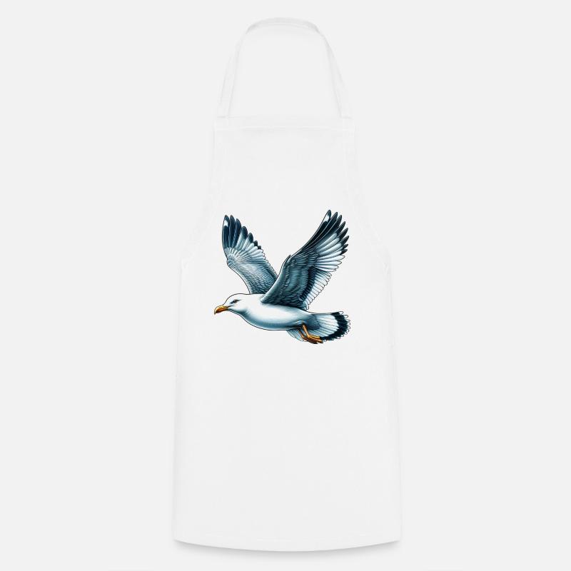 Mouette - Tablier de cuisine - blanc