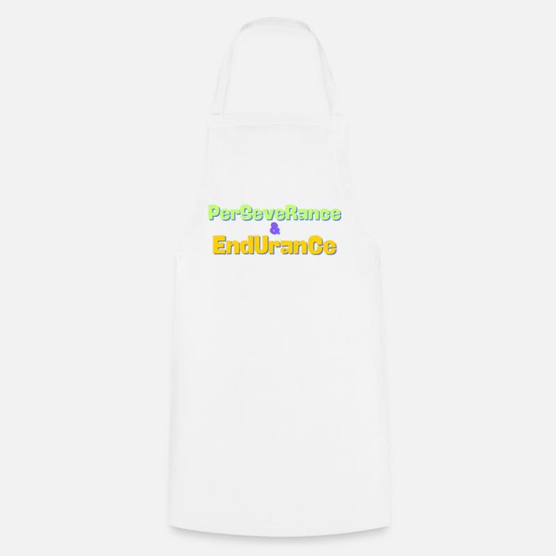 persévérance - Tablier de cuisine - blanc