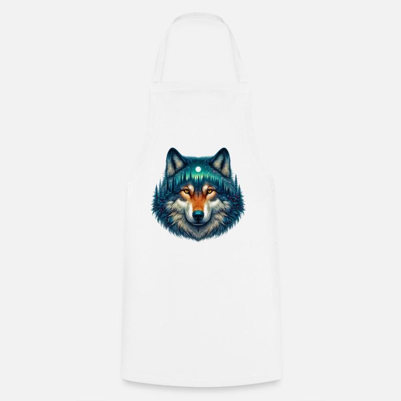 Loup - Tablier de cuisine - blanc