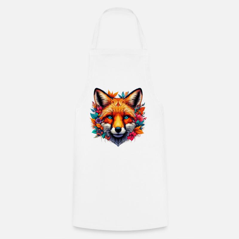 Fuchs - Kochschürze - Weiß