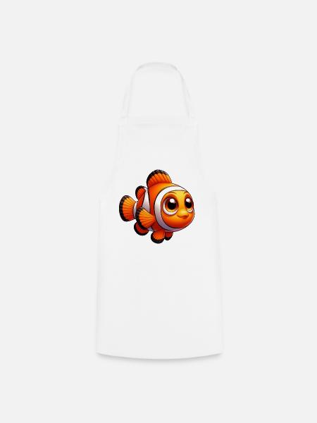 Clownfisch - Kochschürze - Weiß