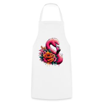 Flamant - Tablier de cuisine - blanc - Devant - AI Model Male 185 dark (185cm)