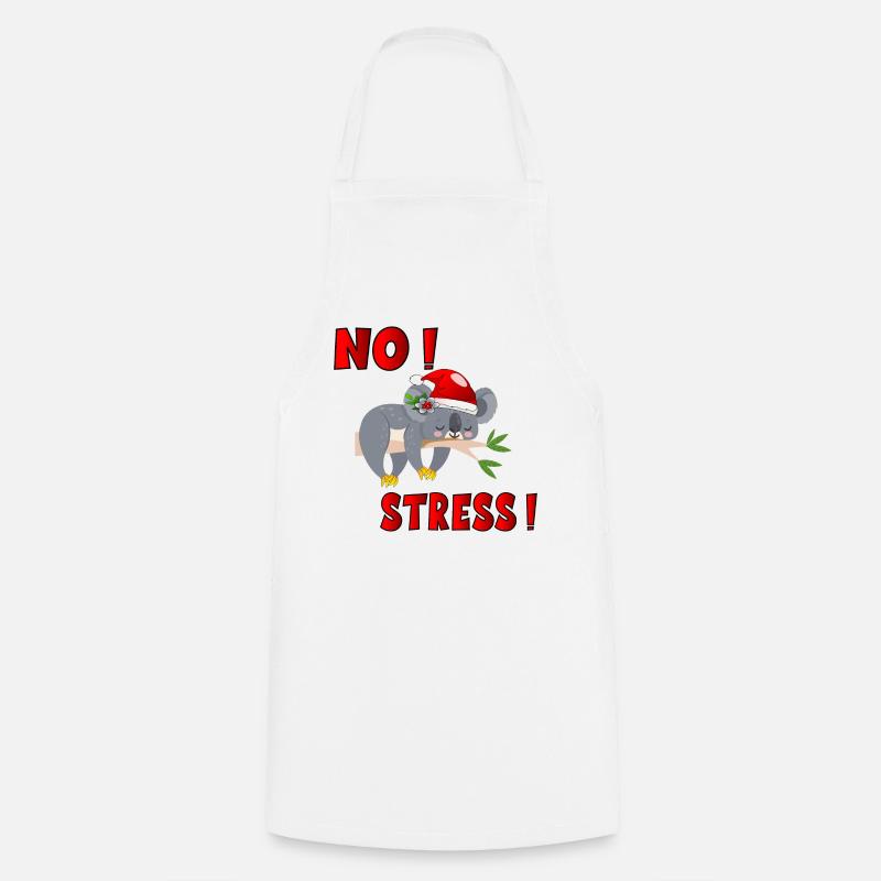 ANIMAUX DE NOËL SANS STRESS - Tablier de cuisine - blanc