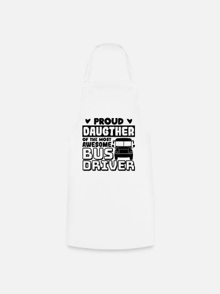 Busfahrer Tochter - Kochschürze - Weiß