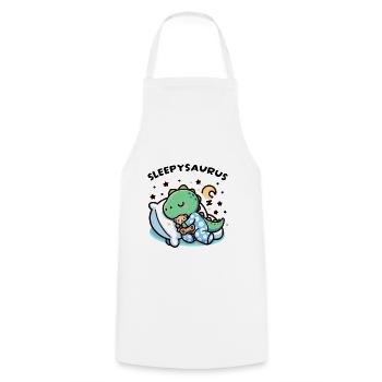 Sleepysaurus Official Sleep Outfit Chemise de nuit - Tablier de cuisine - blanc - Devant - AI Model Male 185 dark (185cm)
