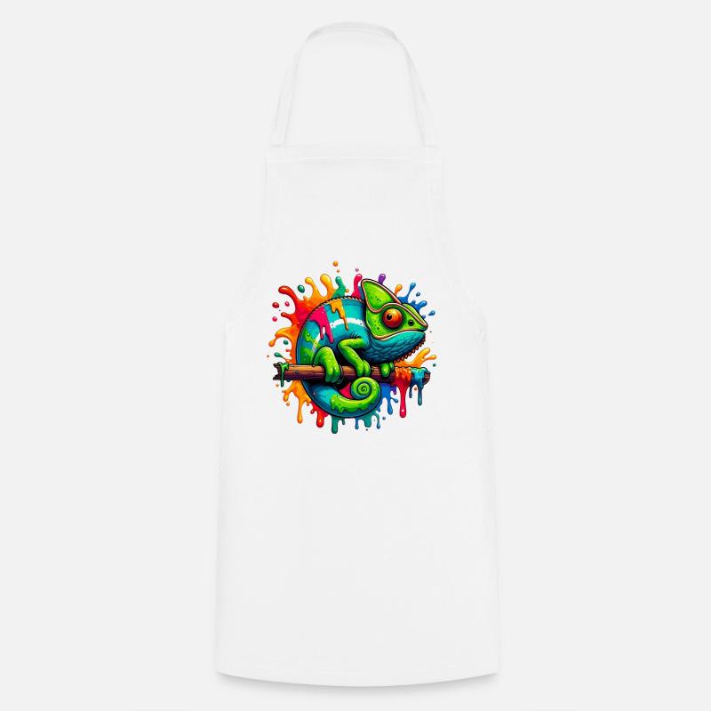 Caméléon - Tablier de cuisine - blanc