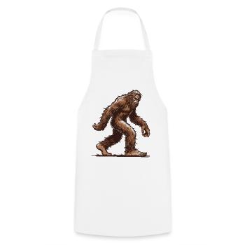Sasquatch - Tablier de cuisine - blanc - Devant - AI Model Male 185 dark (185cm)