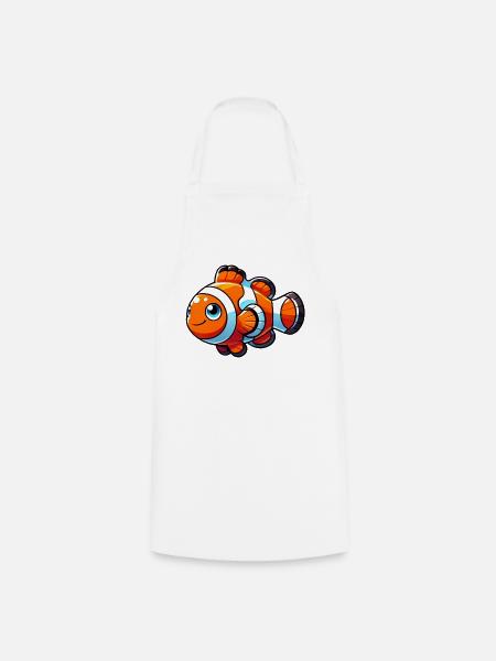 Clownfisch - Kochschürze - Weiß