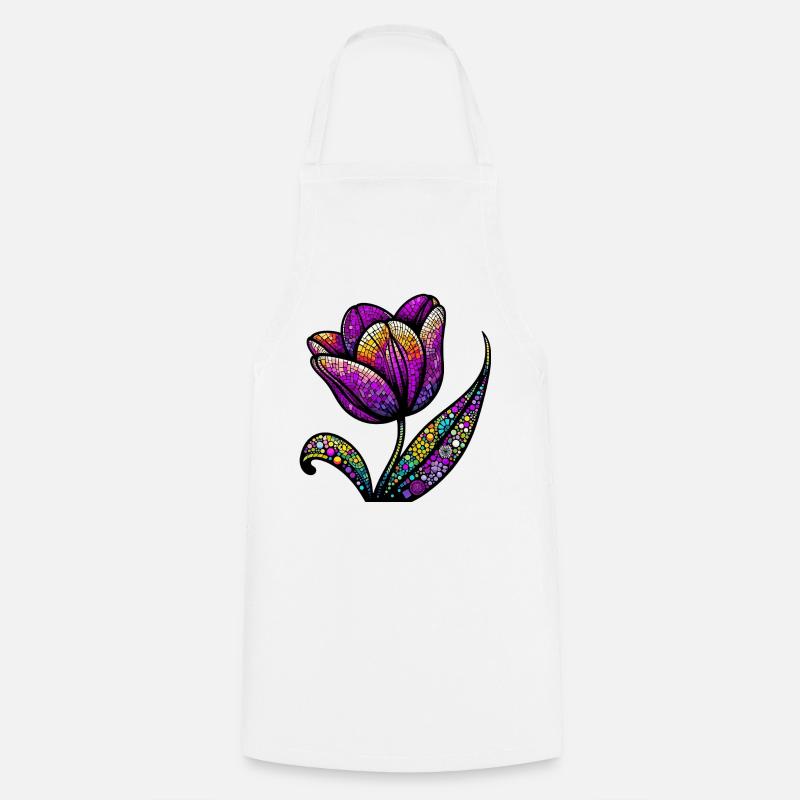 Tulipe - Tablier de cuisine - blanc